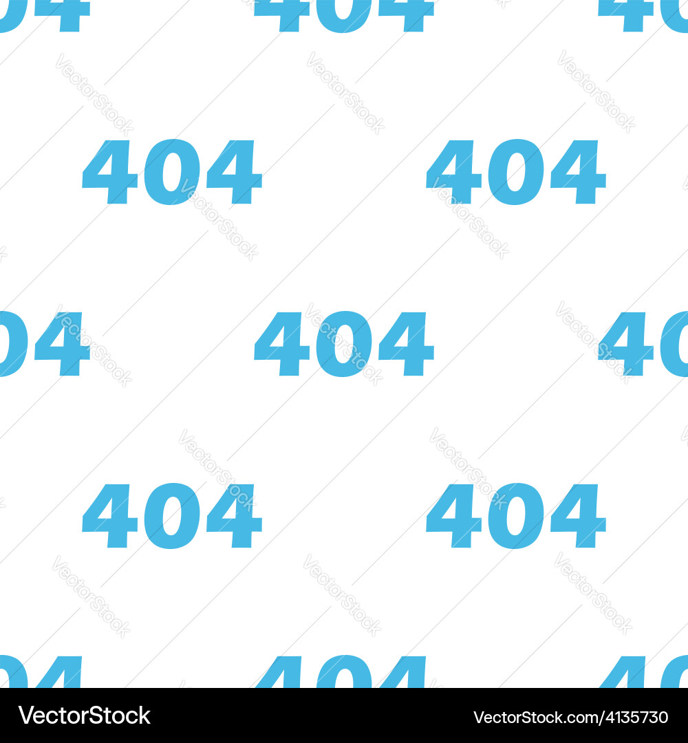 Error seamless pattern vector image