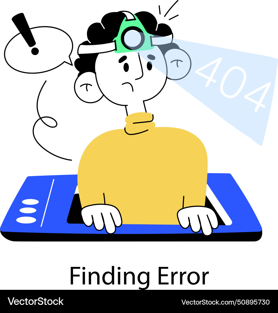 Finding error vector image
