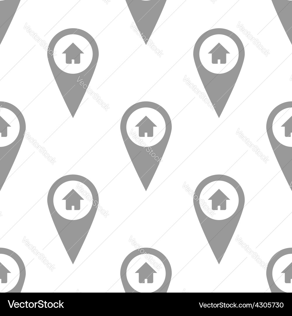 New home pointer seamless pattern vector image