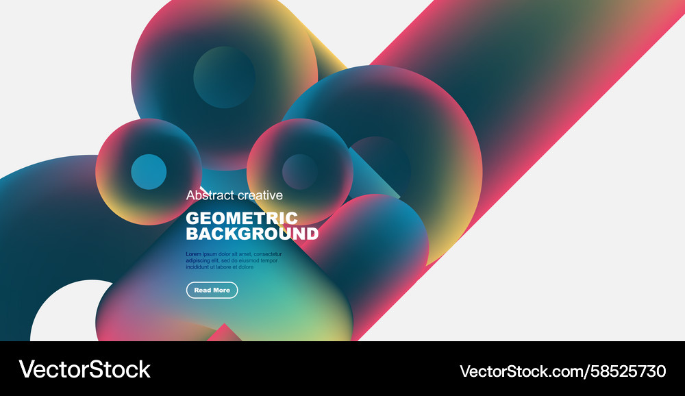 Vibrant abstract shapes overlap creating dynamic Vibrant abstract shapes overlap creating dynamic Vector Image