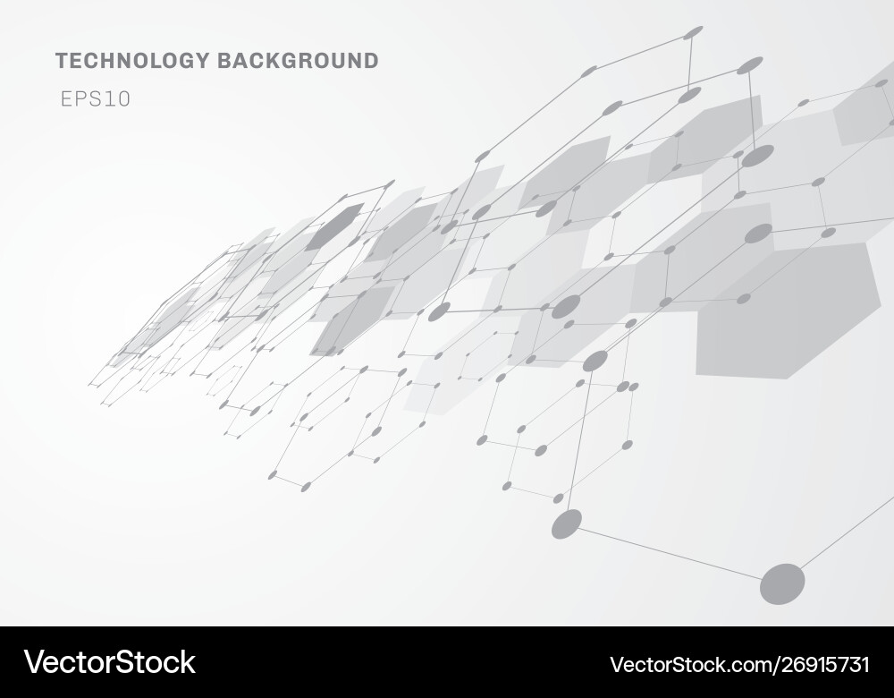 Abstract Molecular Network vector image