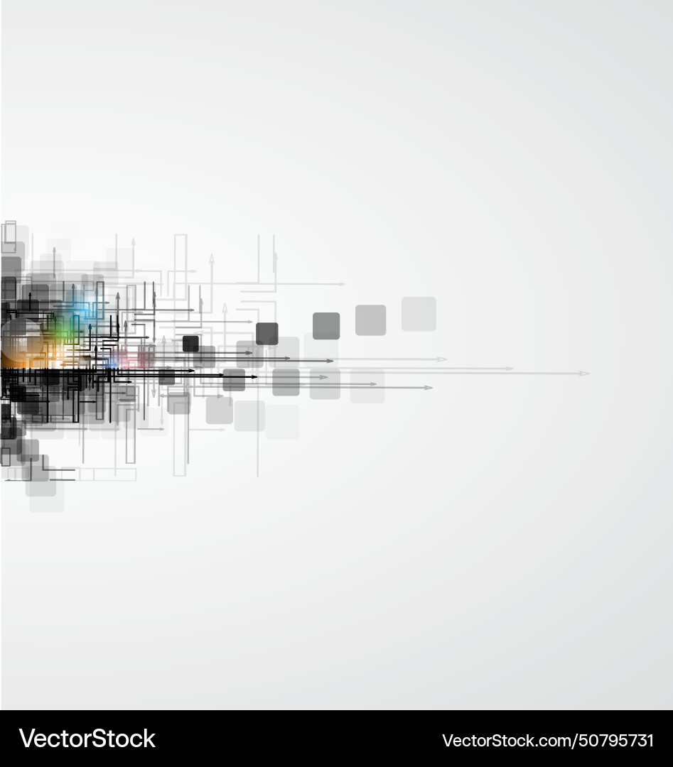 Abstract structure circuit computer cube Abstract structure circuit computer cube Vector Image