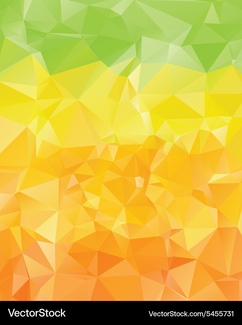 Dynamic Polychromatic Polygon Background vector image