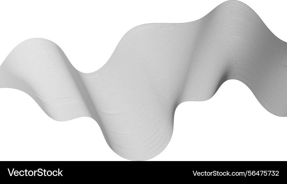 Abstract backdrop with grey wave gradient lines Abstract backdrop with grey wave gradient lines Vector Image