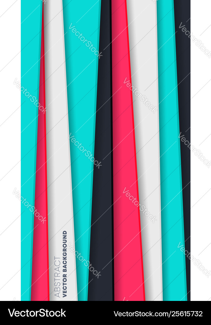Abstract background with colored stripes minimal Abstract background with colored stripes minimal vector image