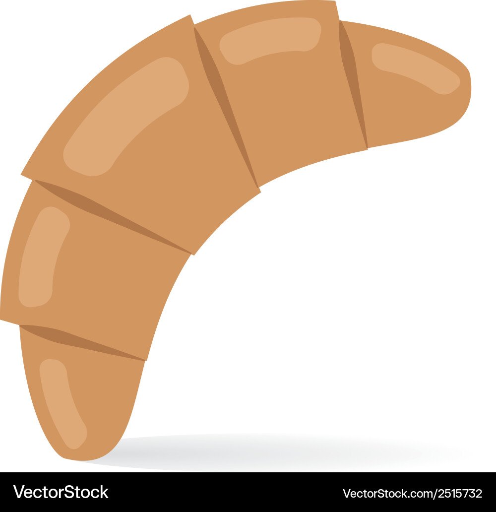 Croissant Royalty Free Vector Image - VectorStock