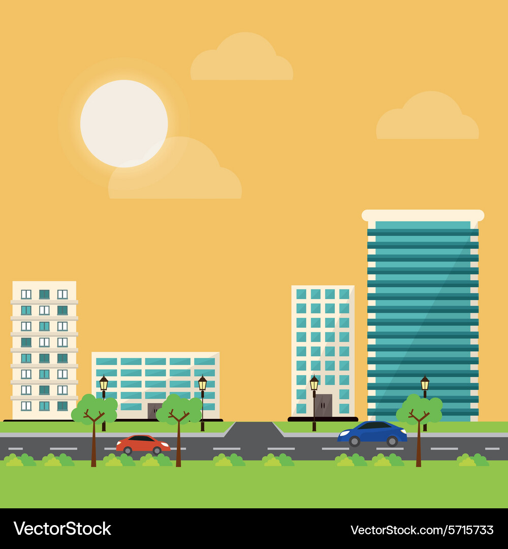 Building design Vector Image