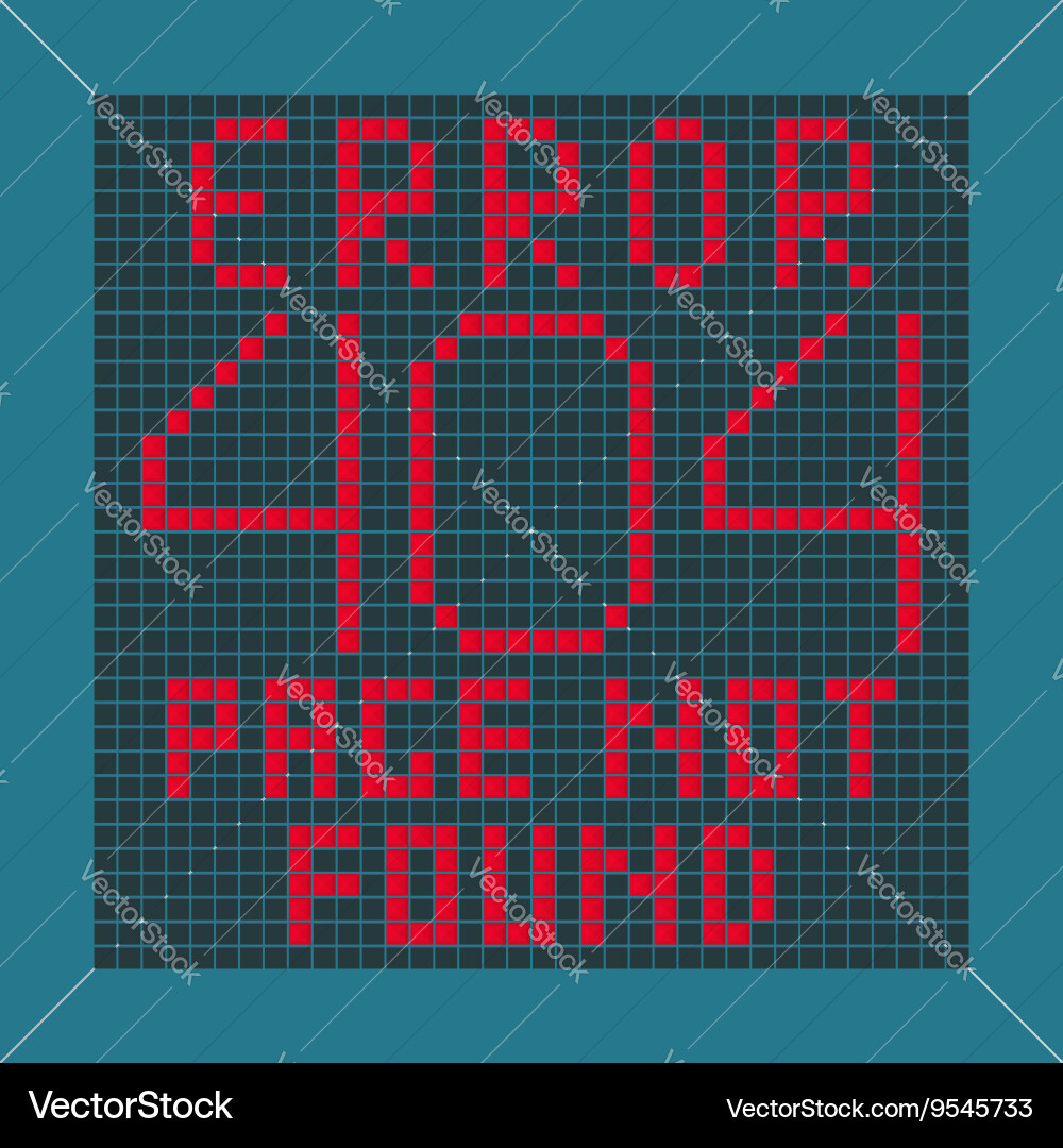 Error message background vector image