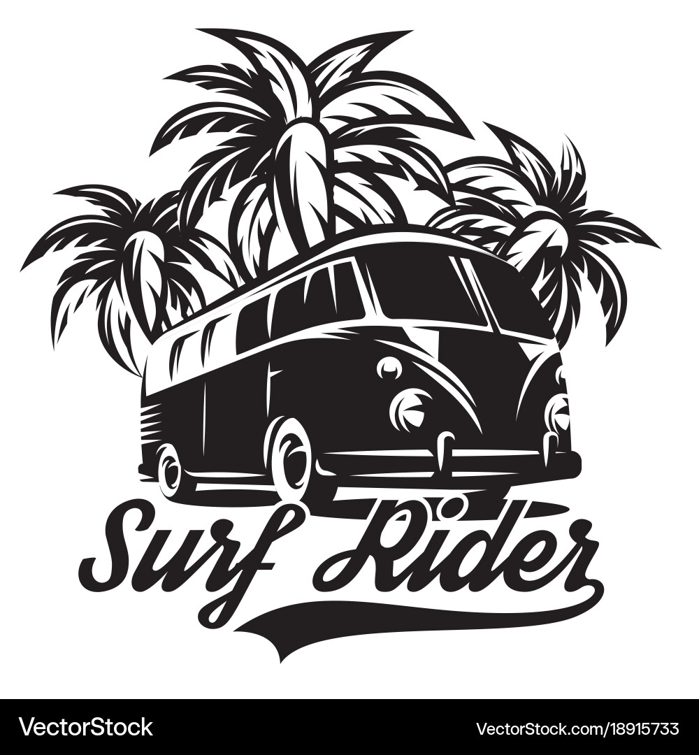 Retro Surf Vibes Royalty Free Vector Image - VectorStock