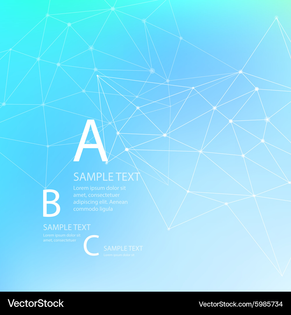 Modern Network Connection Background vector image