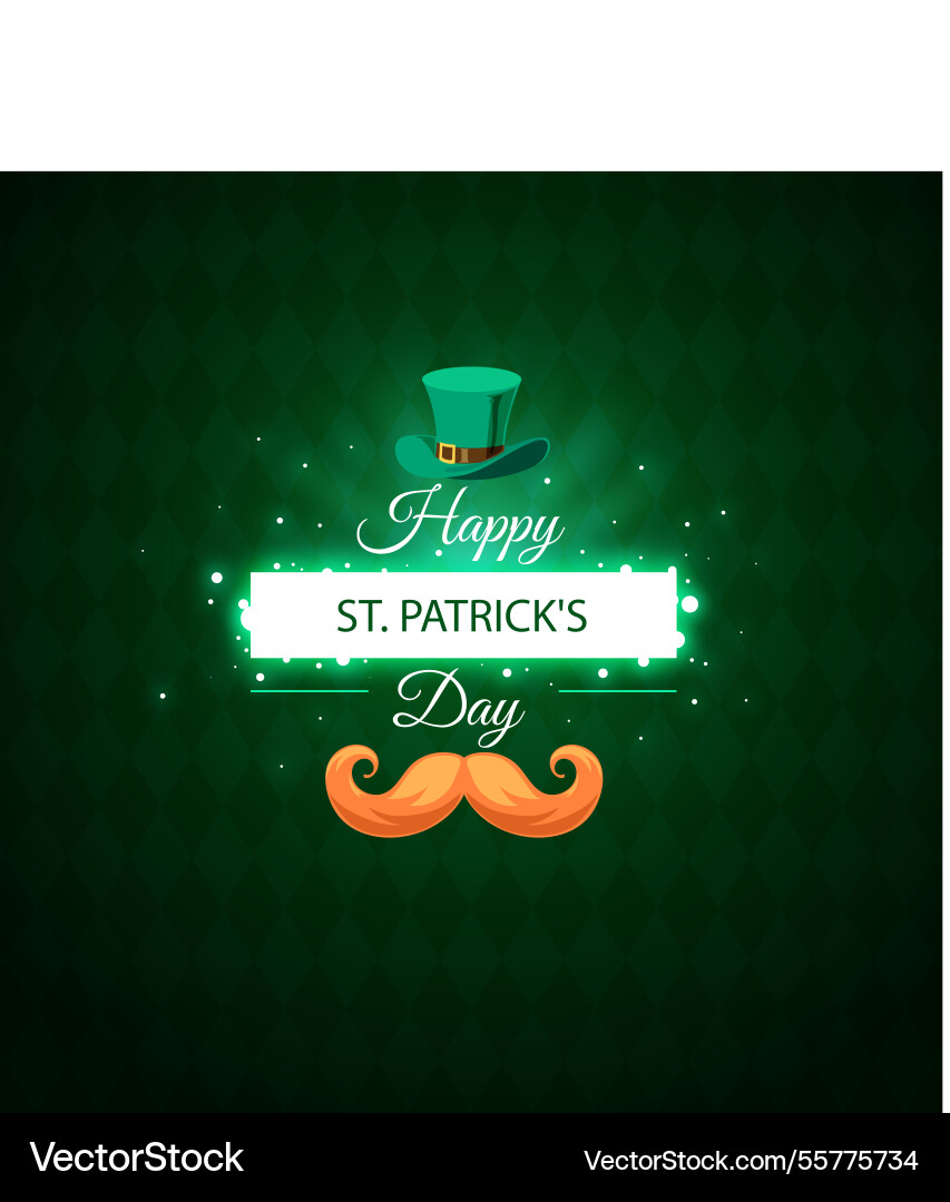 St patricks day background Royalty Free Vector Image