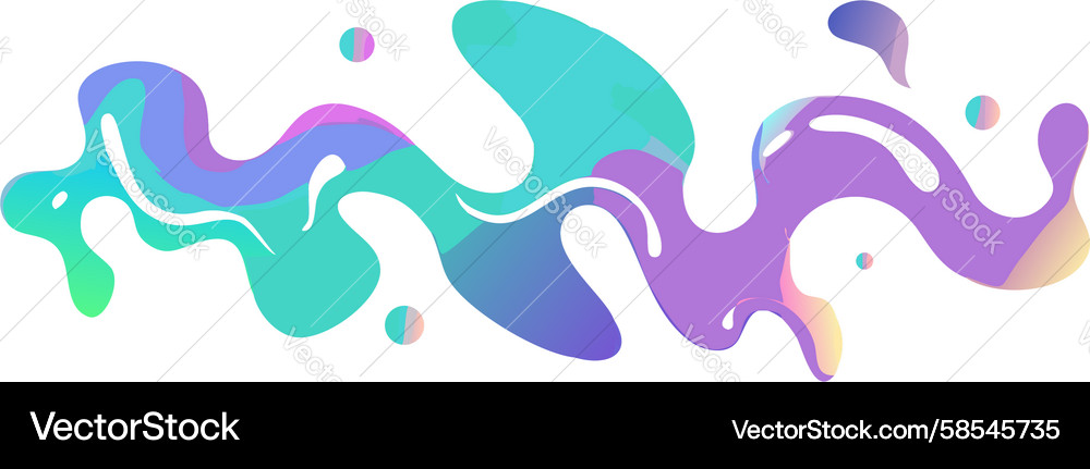 Dynamic Swirl Abstract Wave Vector Image