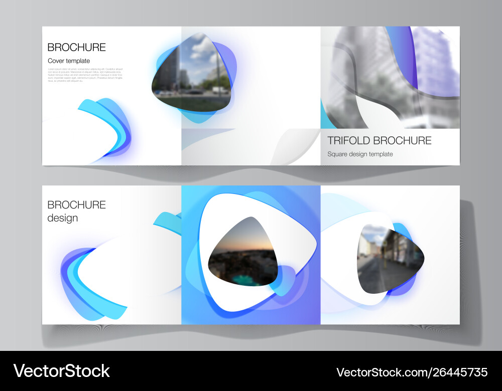Minimal editable layout square Minimal editable layout square vector image