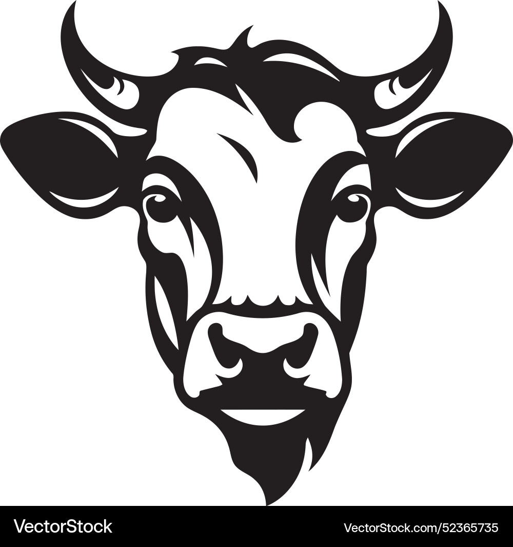 Retro cow artworkadventurous patterns Vector Image