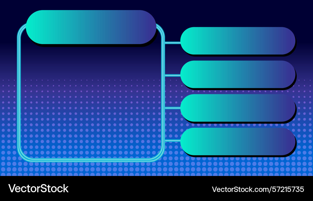 With gradient nodes and dotted background ideal With gradient nodes and dotted background ideal vector image