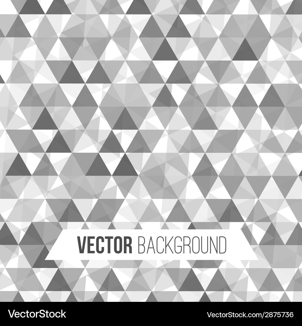 Abstract geometric background with triangles vector image