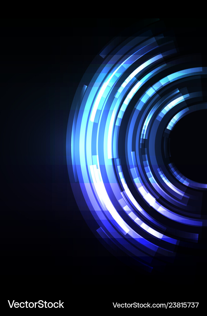 Circle digital abstract pixel layer background Circle digital abstract pixel layer background vector image