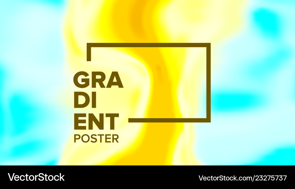 Gradient fluid background magazine blank Gradient fluid background magazine blank vector image