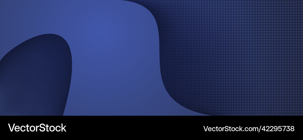 Abstract background with curved shapes vector image