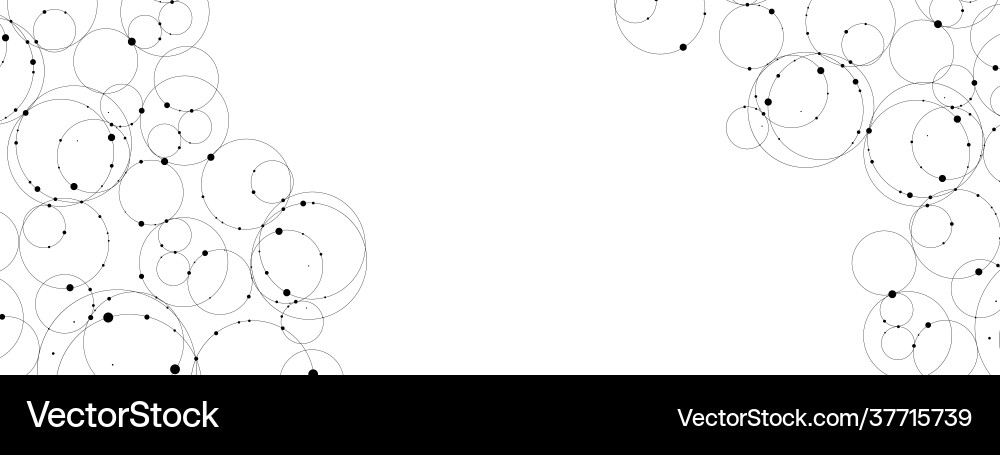 Abstract background with curved lines vector image
