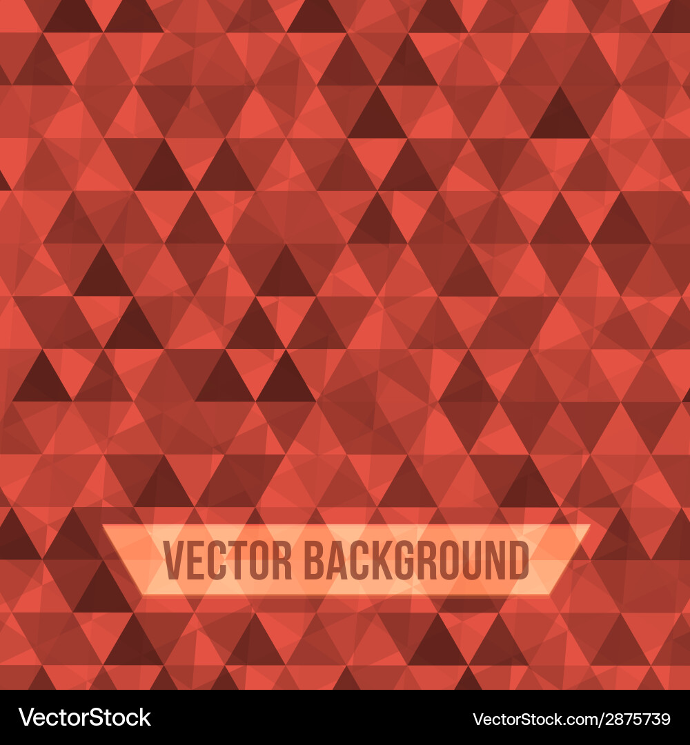 Abstract geometric background with triangles vector image