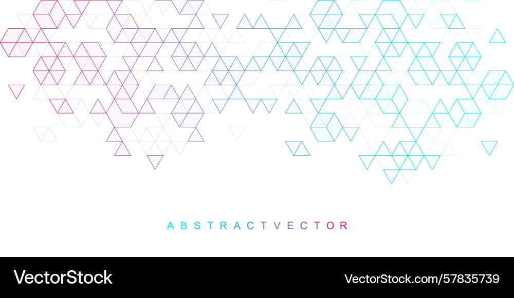 Modern abstract texture background with triangle vector image