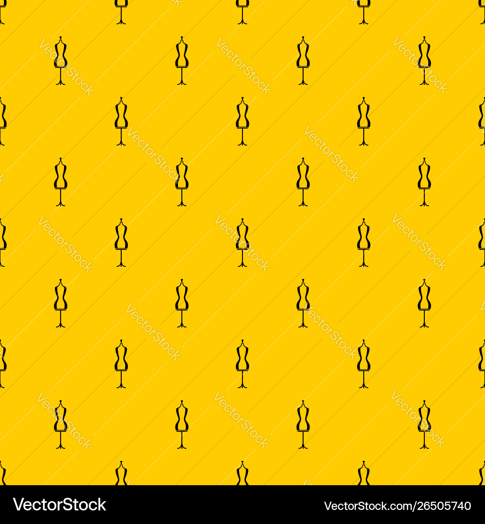 Mannequin pattern Mannequin pattern Vector Image