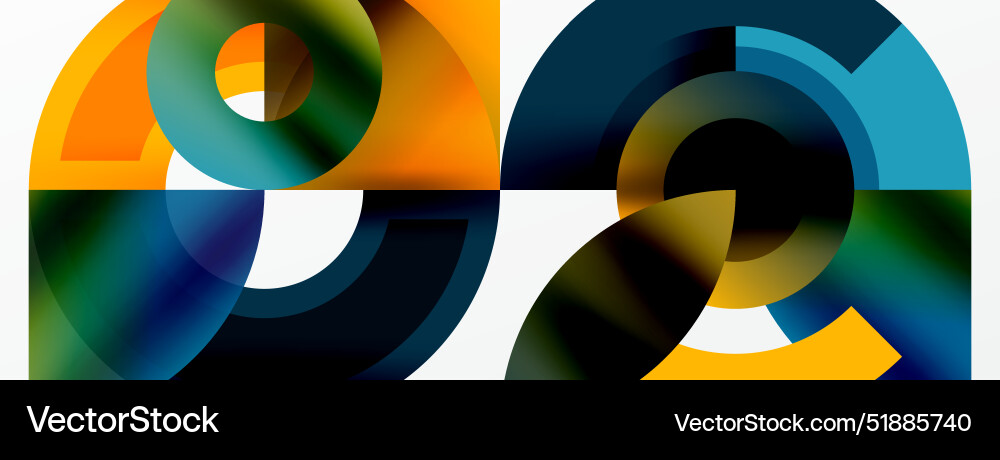 Trendy simple circle abstract background Trendy simple circle abstract background Vector Image