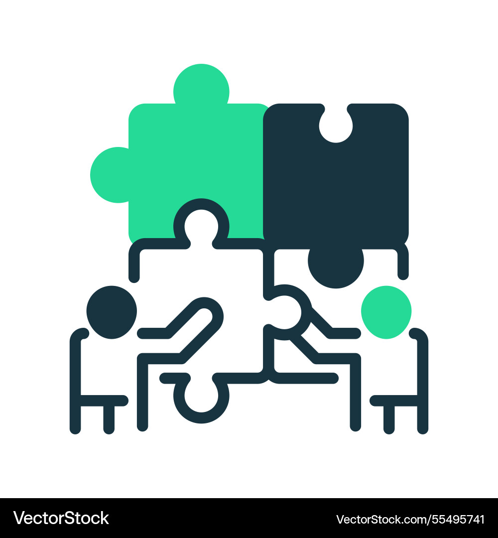 Problem solving line icon universal creative vector image