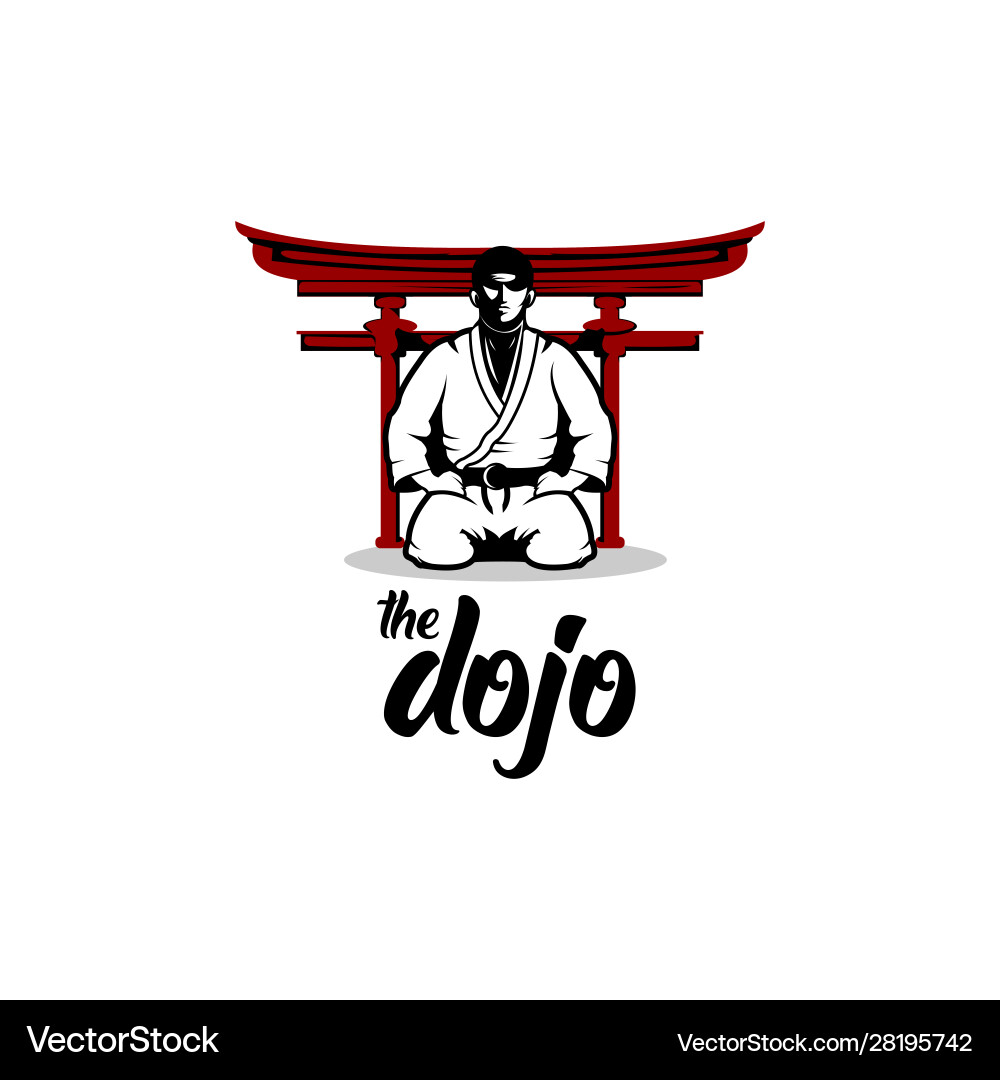 Dojo Logo Concept Vector Image