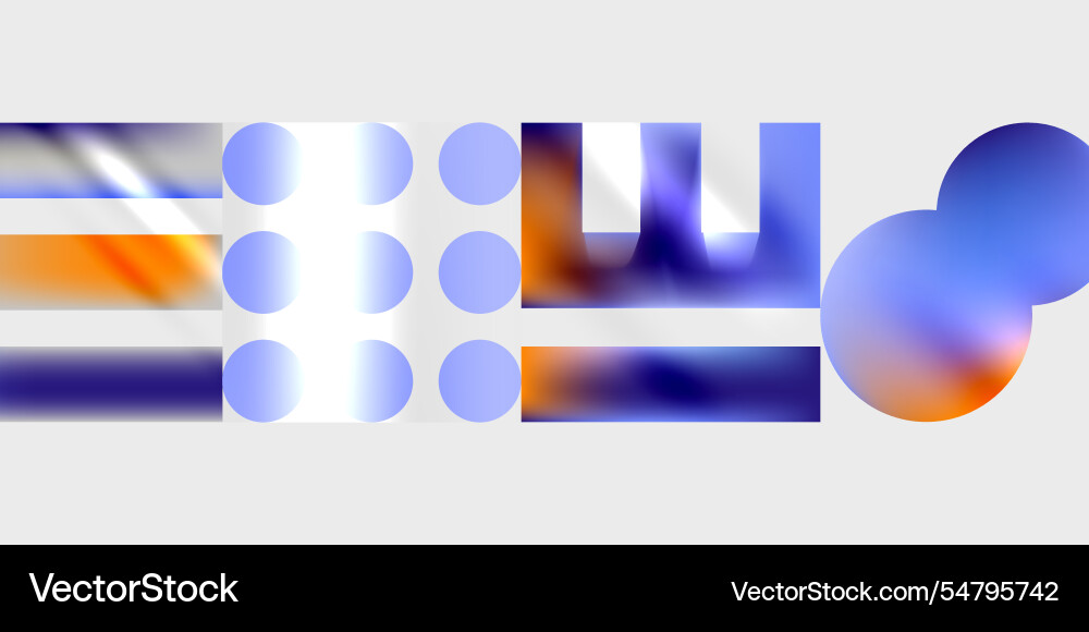 Simple shapes - circles triangles rectangles Vector Image