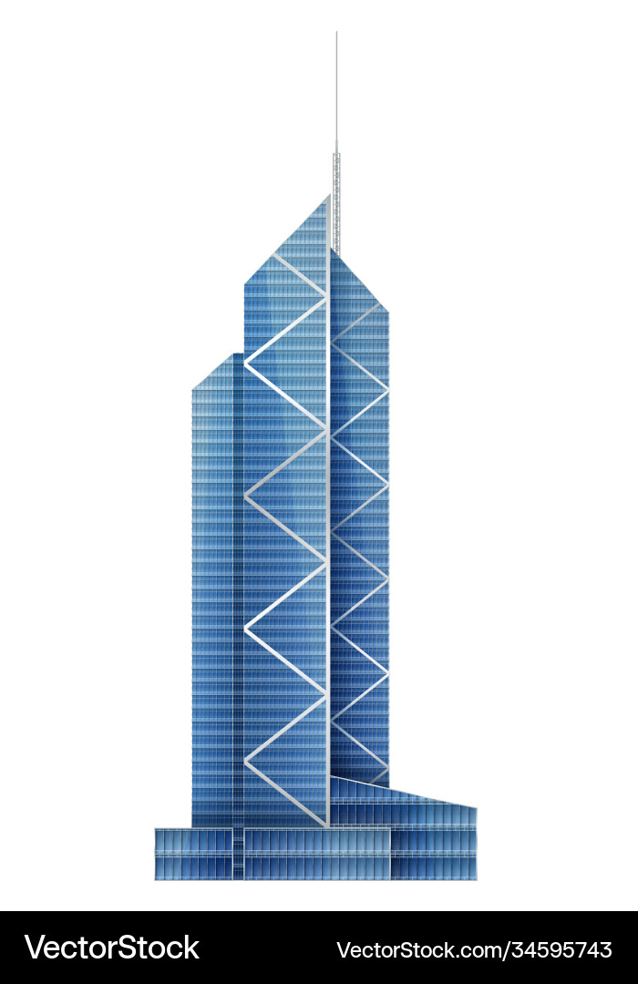 Modern office building Royalty Free Vector Image
