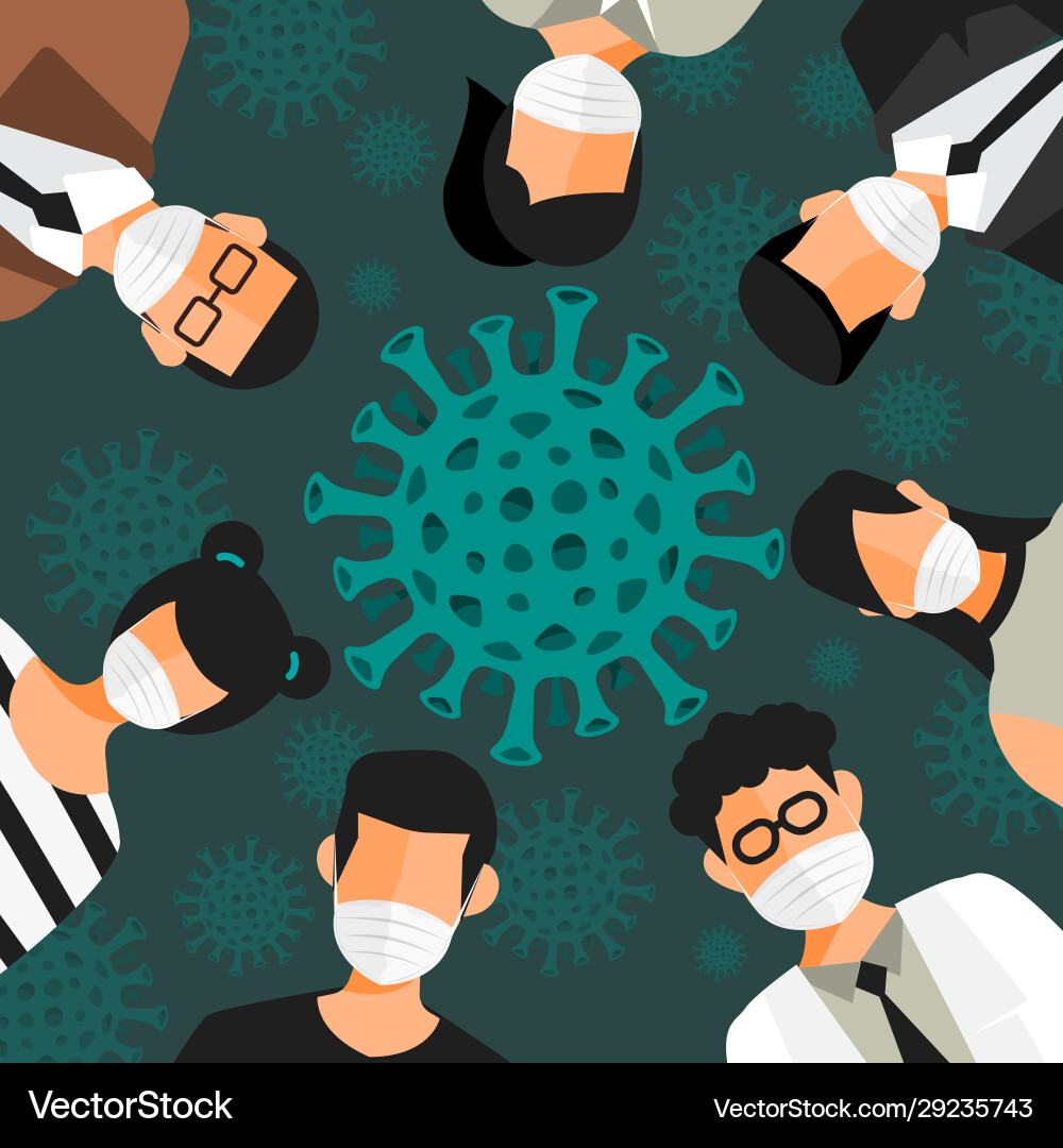 Virus corona 07 Virus corona 07 vector image