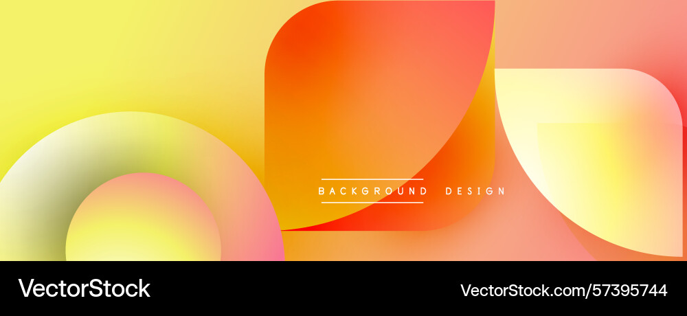 Abstract gradients overlap creating vibrant Abstract gradients overlap creating vibrant Vector Image