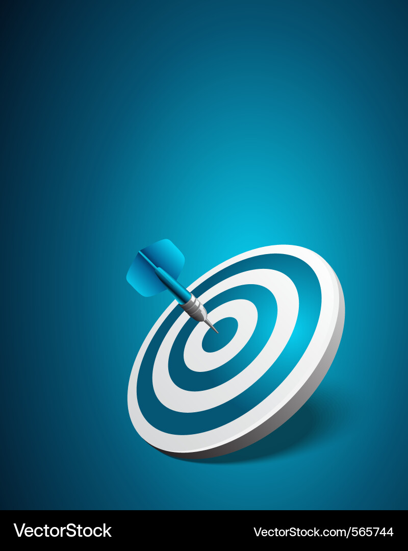 Dartboard Target Background vector image