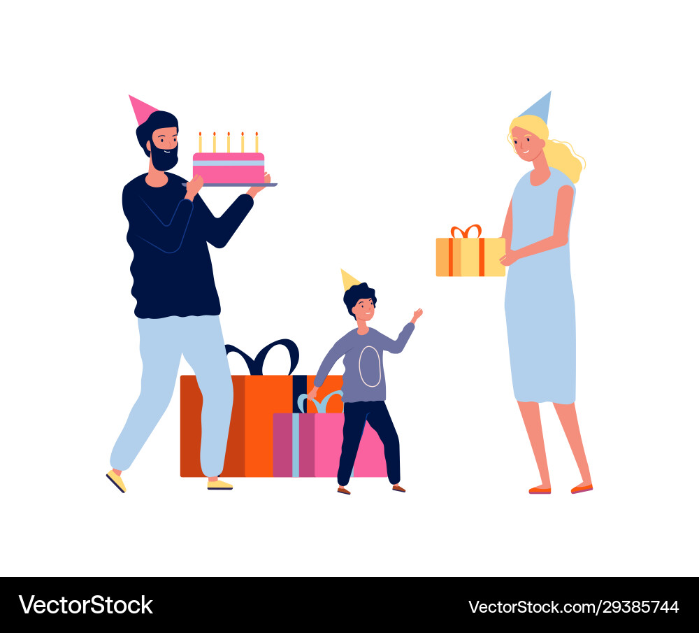 Eltern und Baby Mama Papa wünschen Sohn glücklich Geburtstag Eltern und Baby Mama Papa wünschen Sohn glücklich Geburtstag vektorbild