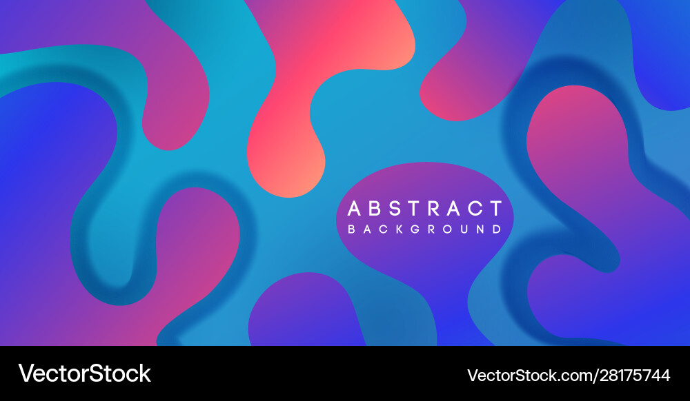 Moving colorful abstract background dynamic vector image