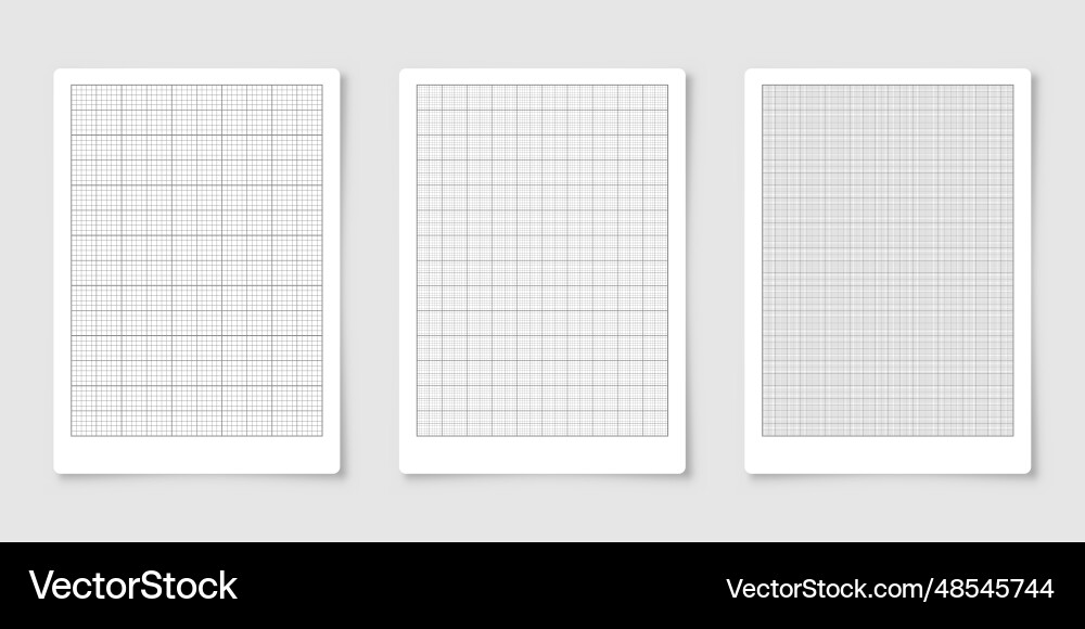 Sheet of graph paper with grid millimeter Sheet of graph paper with grid millimeter vector image