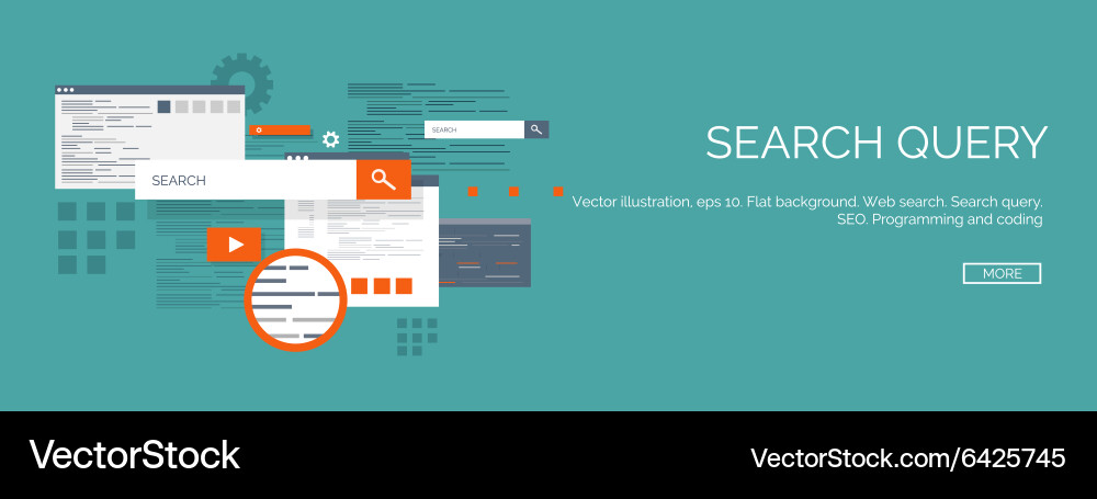 Flat computing background vector image