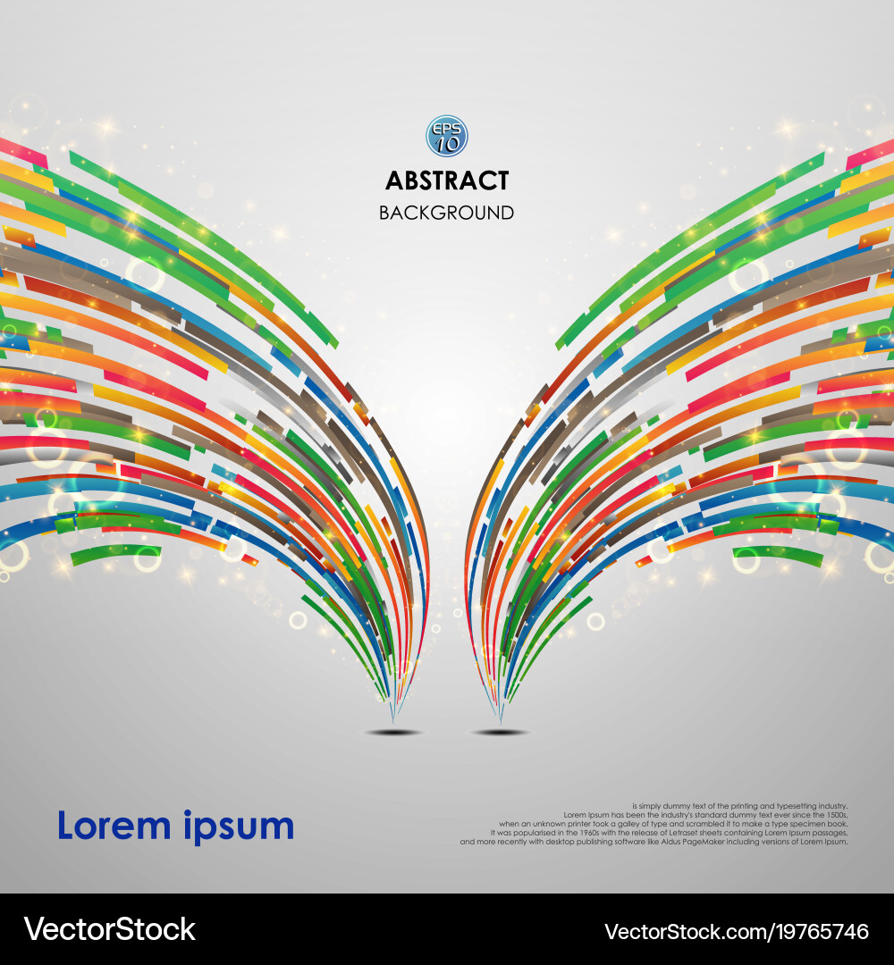 Center of abstraction composition in various vector image