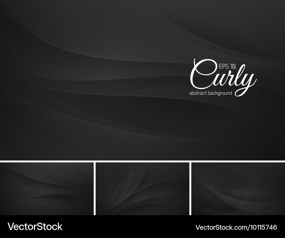 Curly abstract background Vector Image