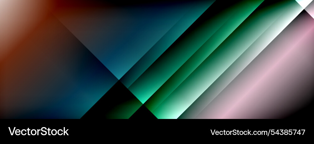 Dynamic shadow lines with gradient colors Vector Image
