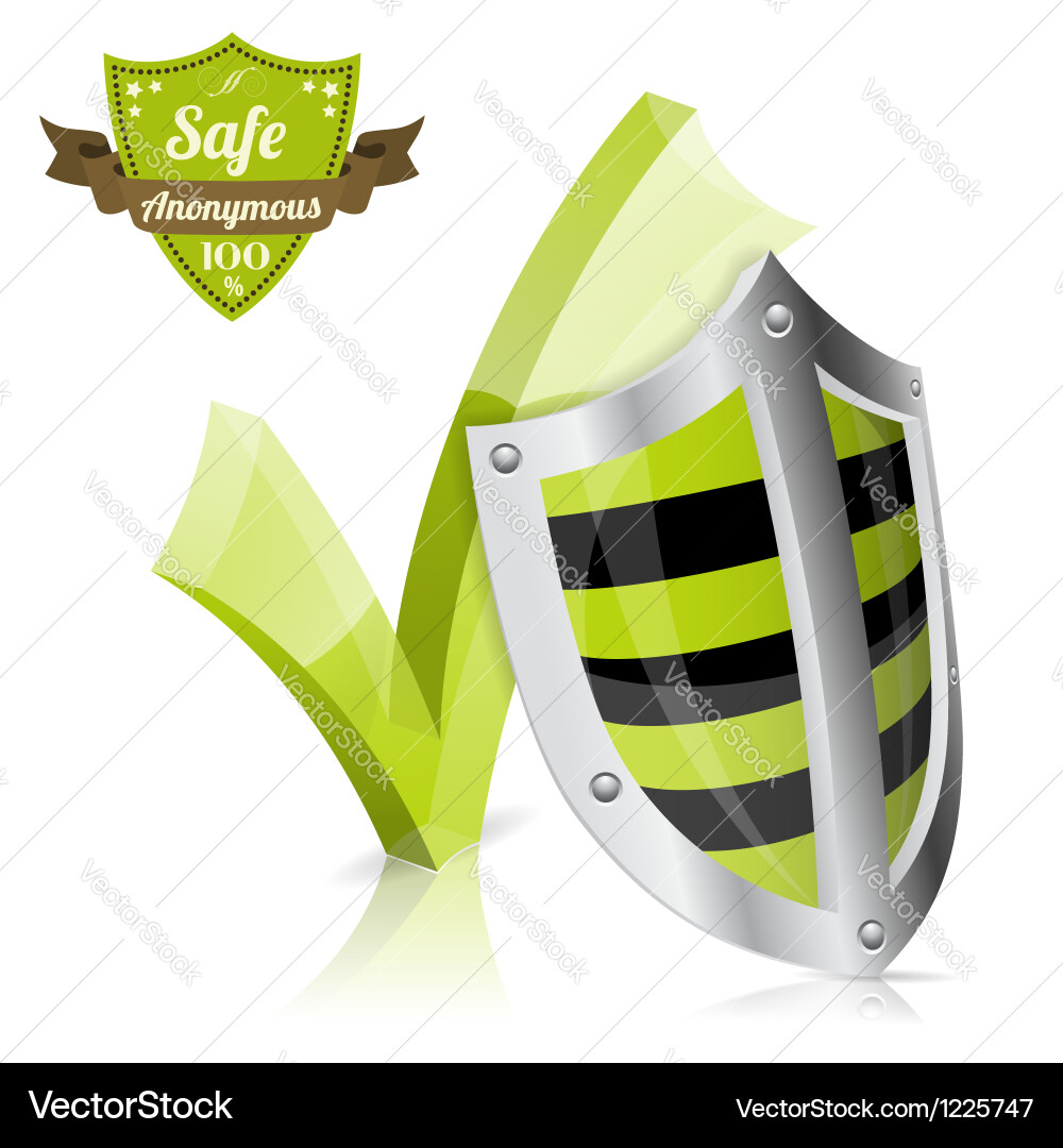 Secure Shield Concept vector image