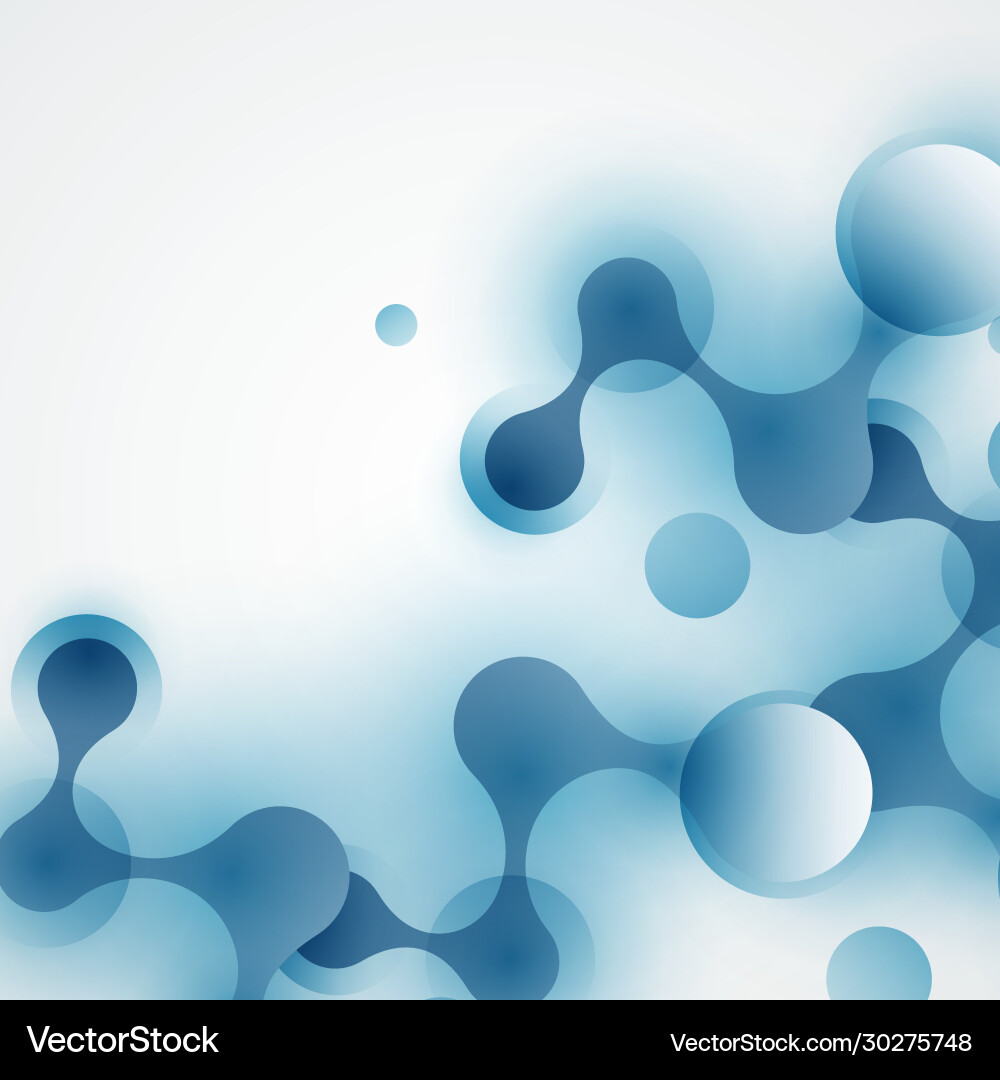 Abstract background with connected circles Abstract background with connected circles vector image