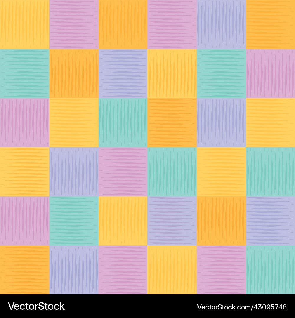 Bright pastel colorful check pattern