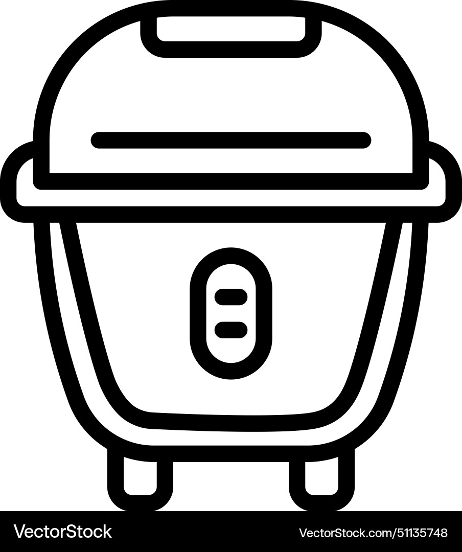Rice cooker icon Royalty Free Vector Image - VectorStock