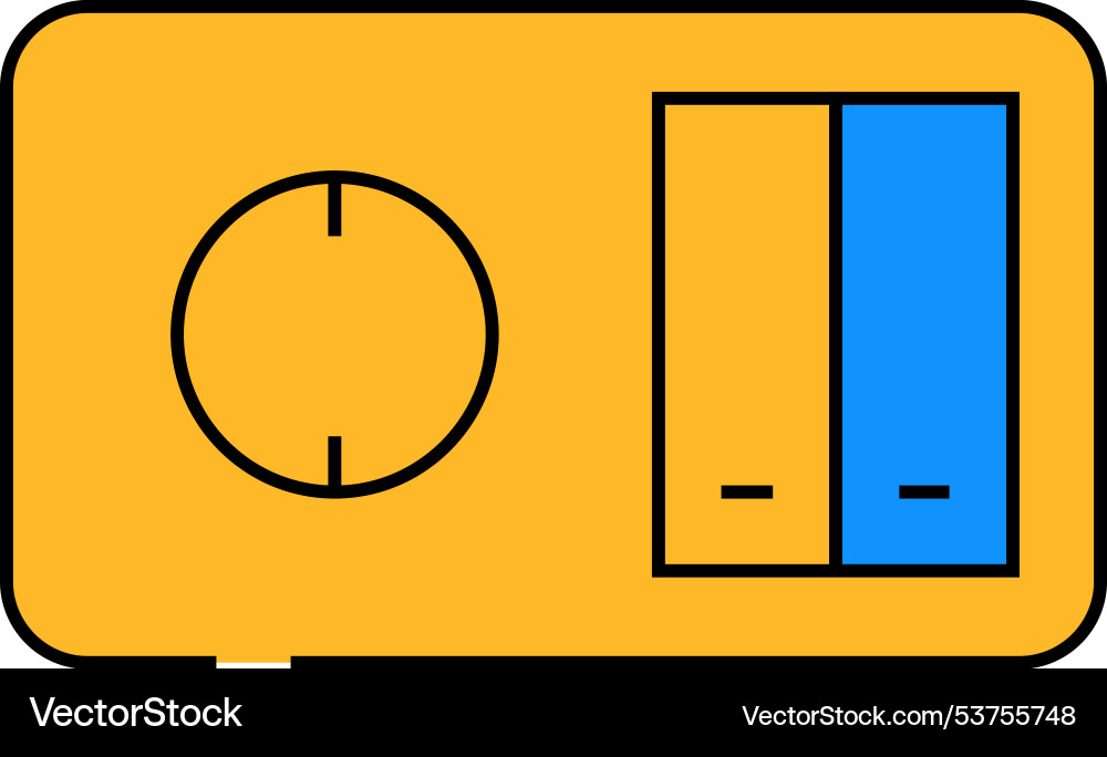 Switch socket icon color Switch socket icon color Vector Image