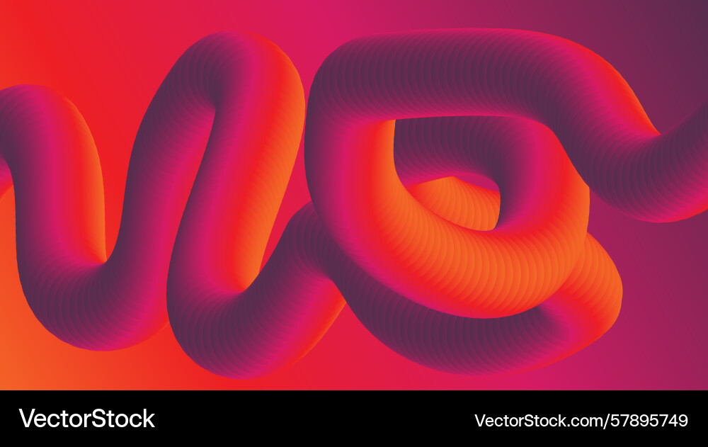 3d flowing blend red gradient background abstract 3d flowing blend red gradient background abstract Vector Image