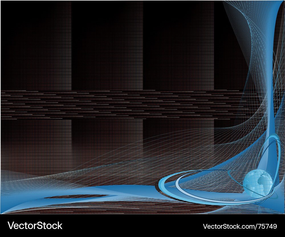 Global Connectivity Background Vector Image
