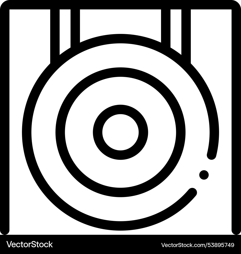 Good luck icon thin linear style design isolated Vector Image